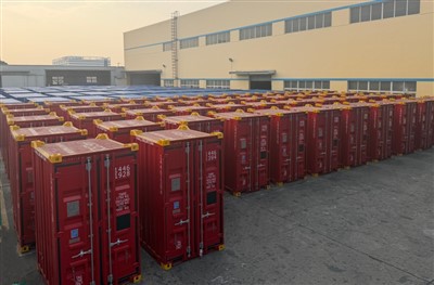 6ft Mini-Container in verschiedenen Höhen